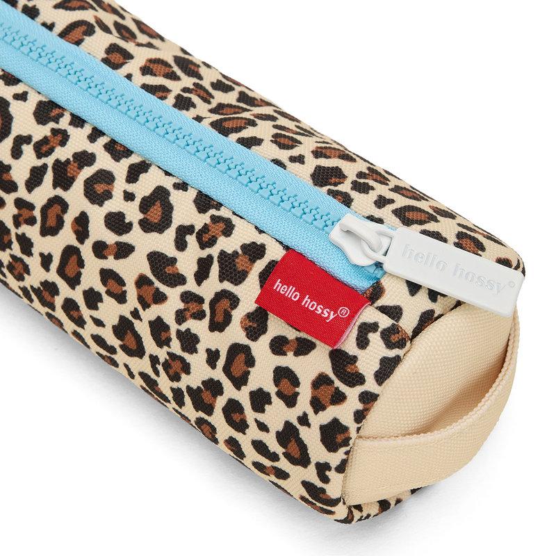 Trousse Imprimé Simple Compartiment Leopard HELLO HOSSY zoom