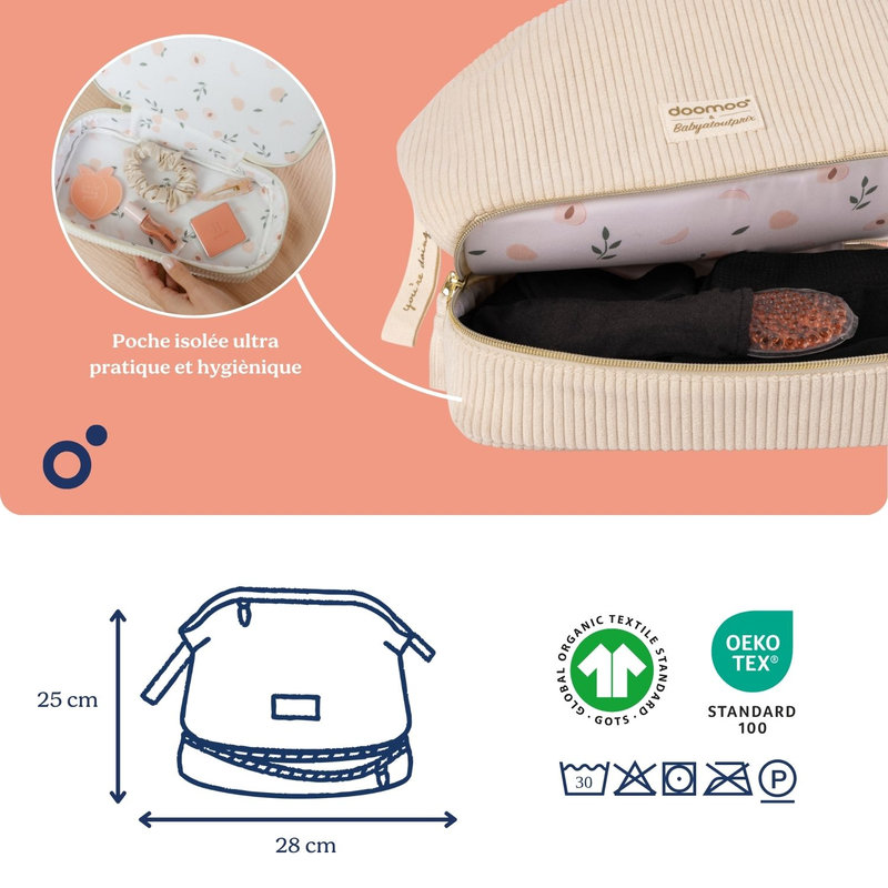 Trousse De Maternité Mommy Vanity Sand Babymoov dimensions