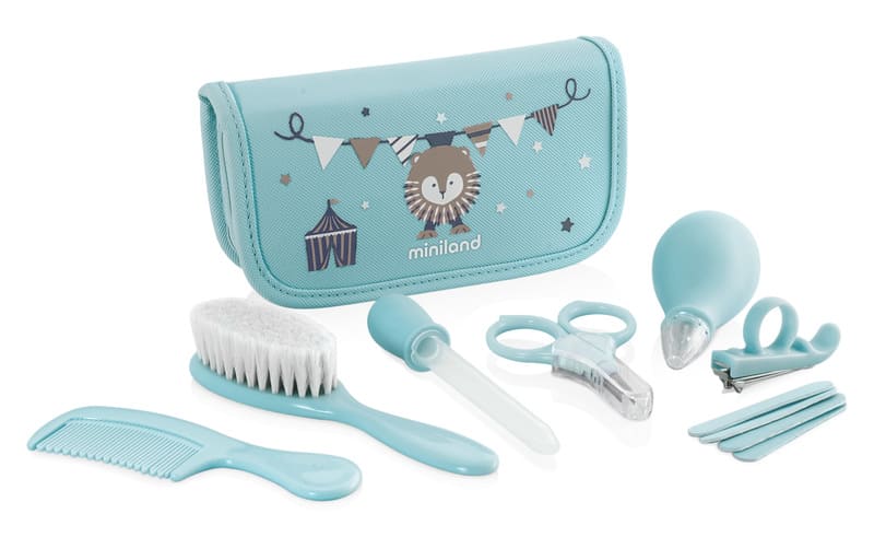 Trousse de soin baby kit bleu Miniland 1
