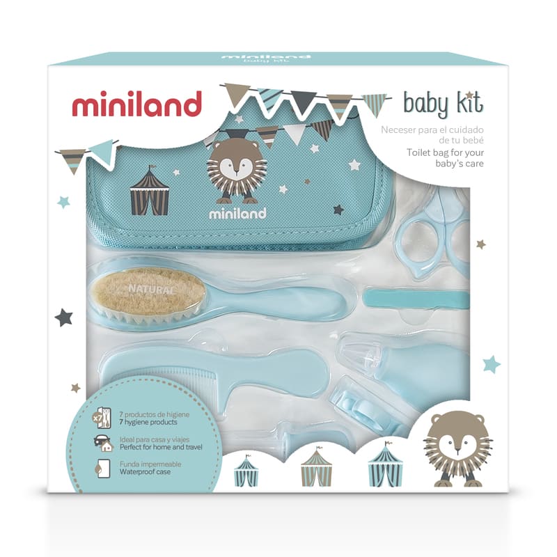 Trousse de soin baby kit bleu Miniland 3