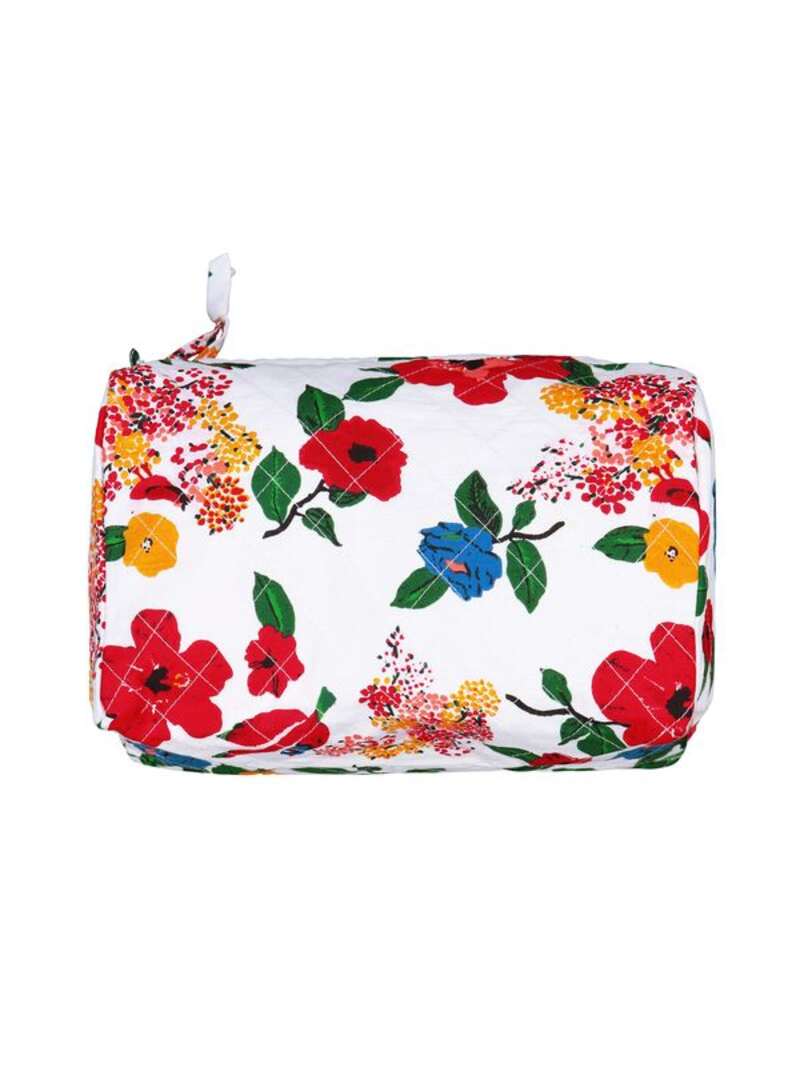 Trousse de toilette imprimée Grand format Le Petit Luvas Du Tertre hibiscus