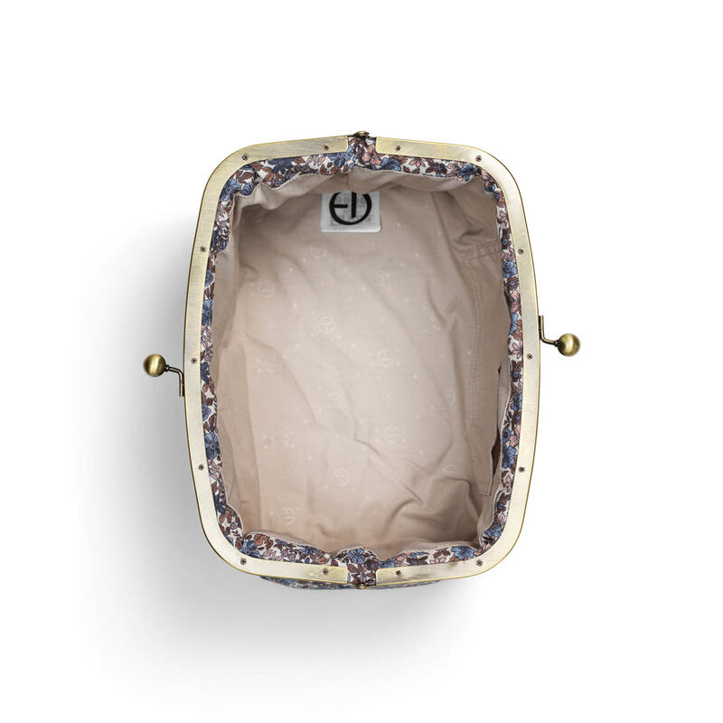 Trousse de toilette Zip&Go™ - Blue Garden Elodie ouvert