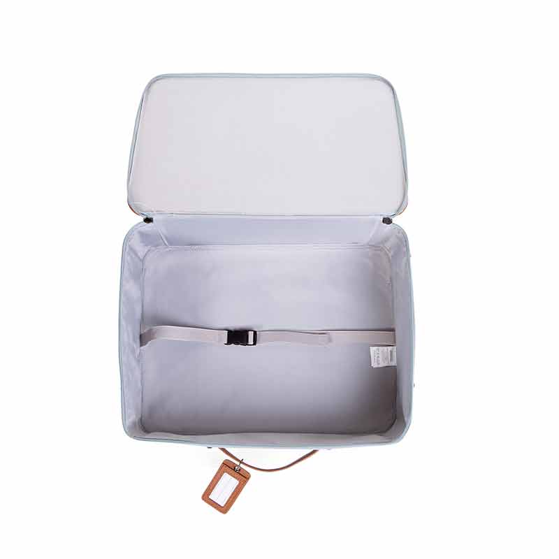 Valise Mini Traveller Gris Ecru Childhome Intérieur