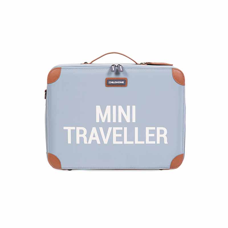 Valise Mini Traveller Gris Ecru Childhome