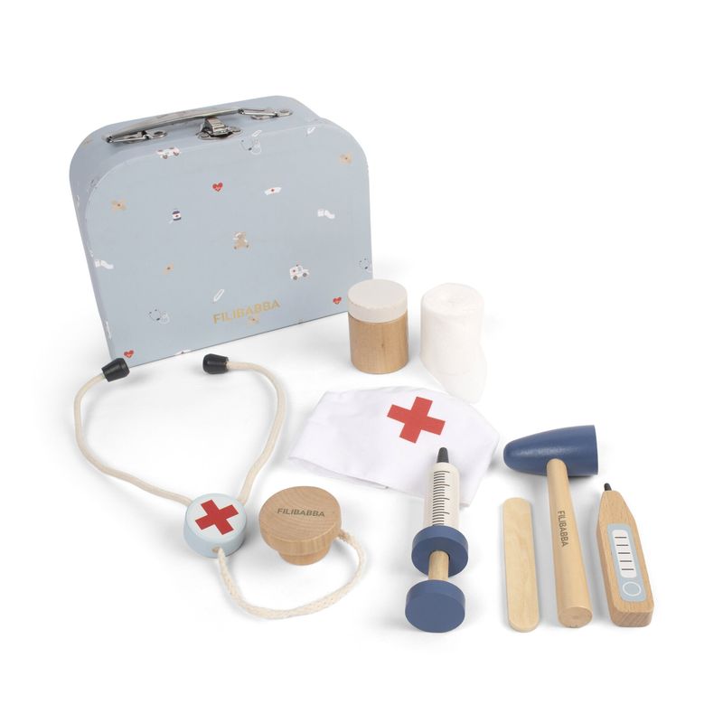 Valisette de jeu Jouets en bois Petit Docteur Filibabba produit