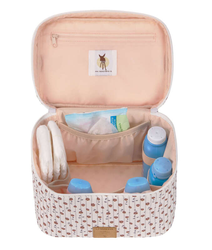 Vanity nomade pour bébé Lassig Ouvert