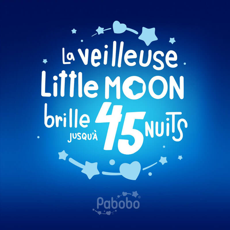 Veilleuse Little Moon Pabobo lumière