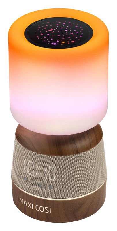 Veilleuse Musicale Soothe Pro Elegance Beige Maxi Cosi lumière orange vue du haut