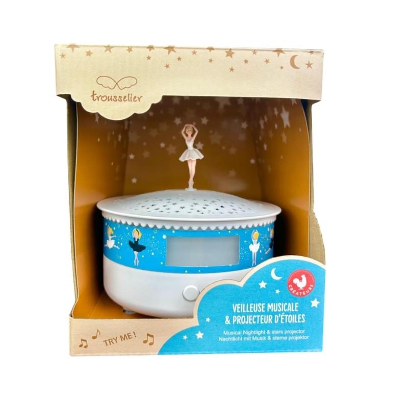 Veilleuse Projecteur d'Etoiles Ballerine TROUSSELIER packaging face