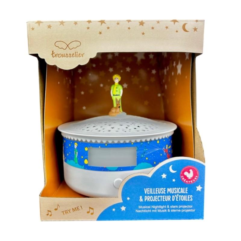 Veilleuse Projecteur d'Etoiles Le Petit Prince TROUSSELIER packaging face