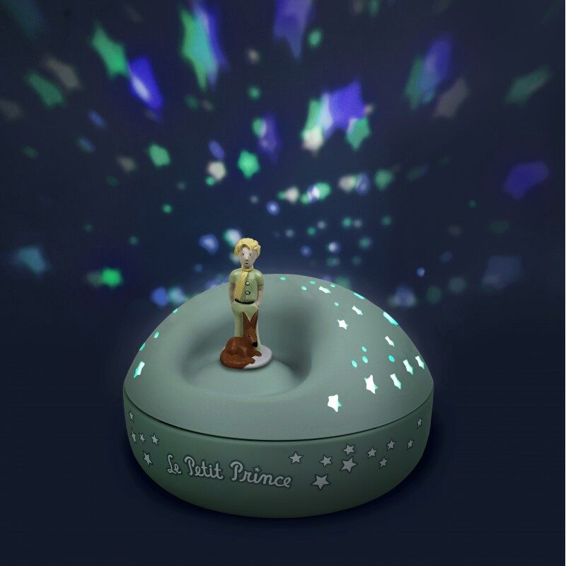 Veilleuse - Projecteur d'Etoiles Musical le Petit Prince© - piles incluses Trousselier projection