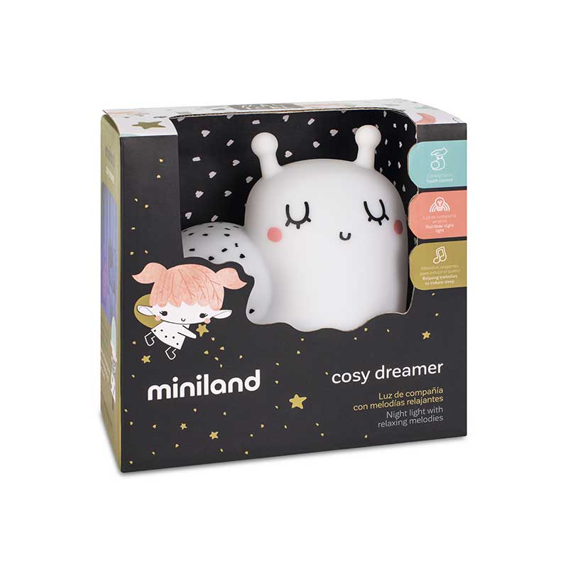 Veilleuse silicone Cosy Dreamer Miniland Packaging