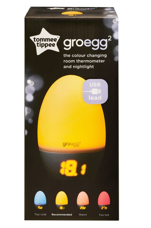 Veilleuse et thermomètre Groegg 2 Tommee Tippee – Bambinou