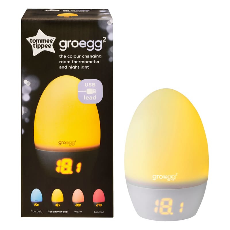 Veilleuse et thermomètre Groegg 2 Tommee Tippee – Bambinou