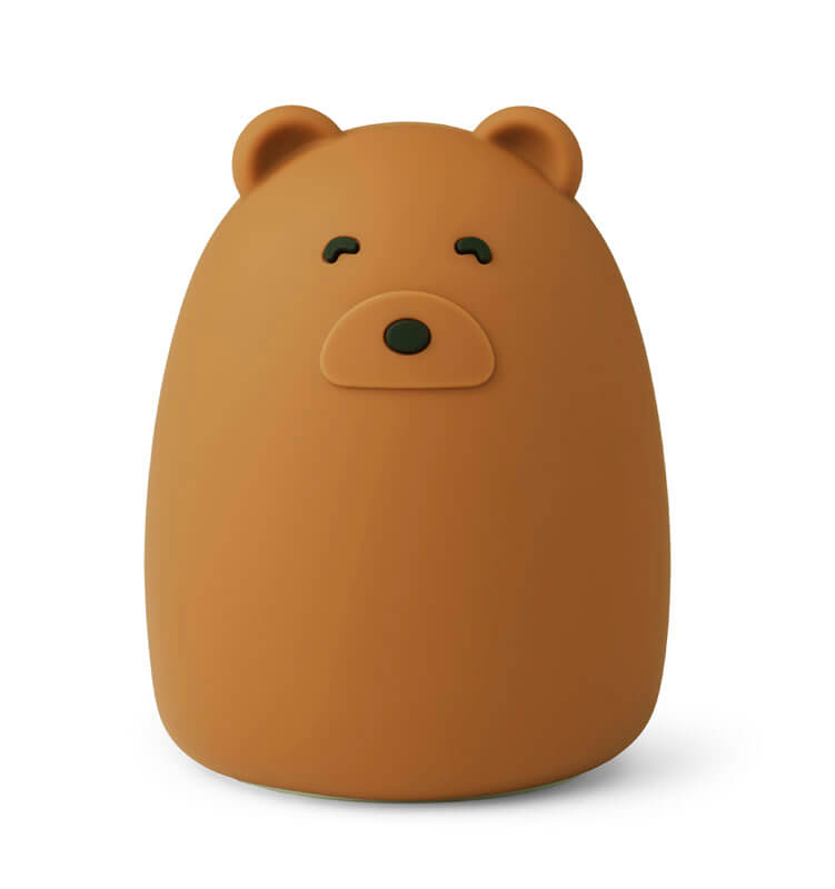 Veilleuse Winston caramel Liewood Mr bear golden face