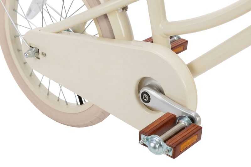 Vélo Classic Vintage 14 pouces Cream Banwood pédale