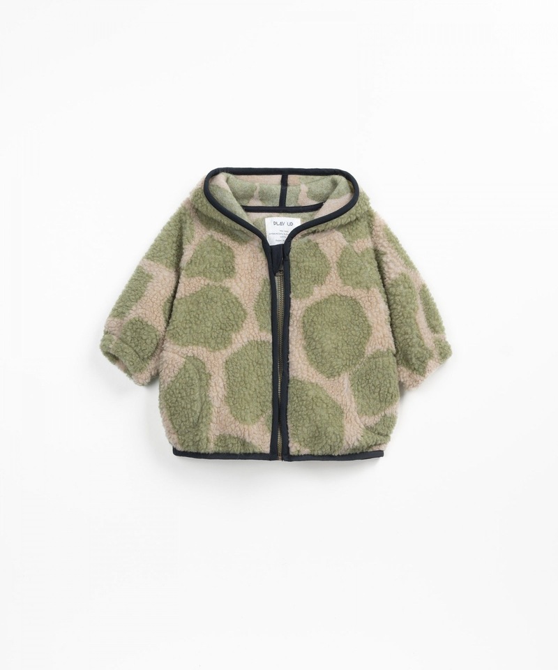 Veste fourrure jacquard Pine PLAY UP face