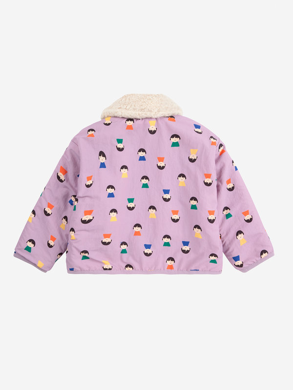 Veste réversible Sherpa Game Pawns All Over 18 mois Bobo Choses dos 1