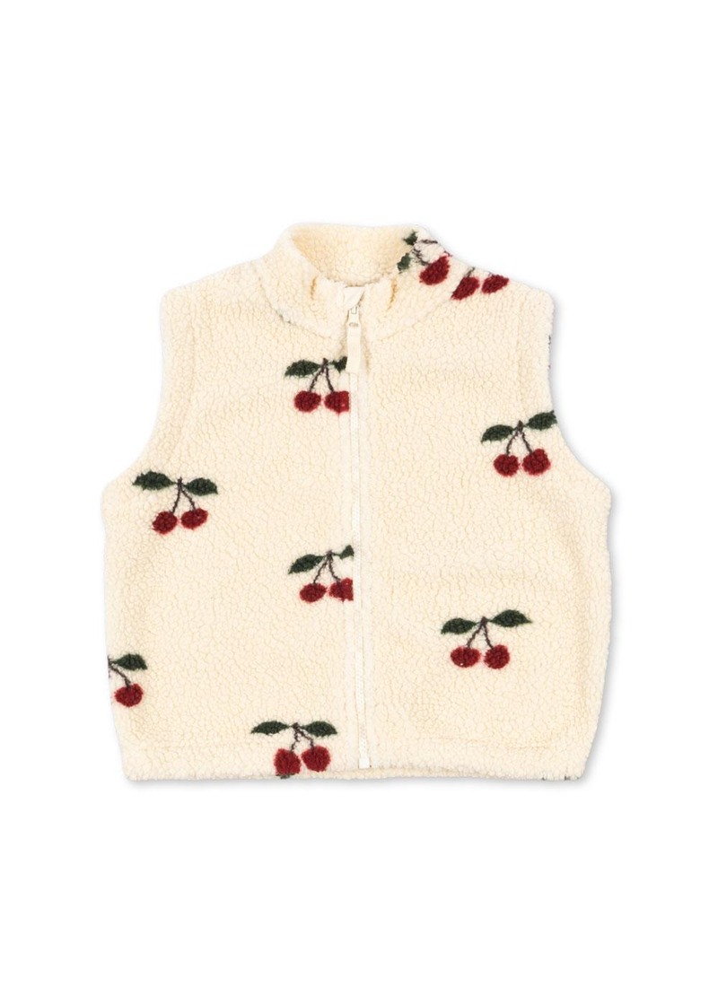 Veste sans manches Grande Cerise Konges face