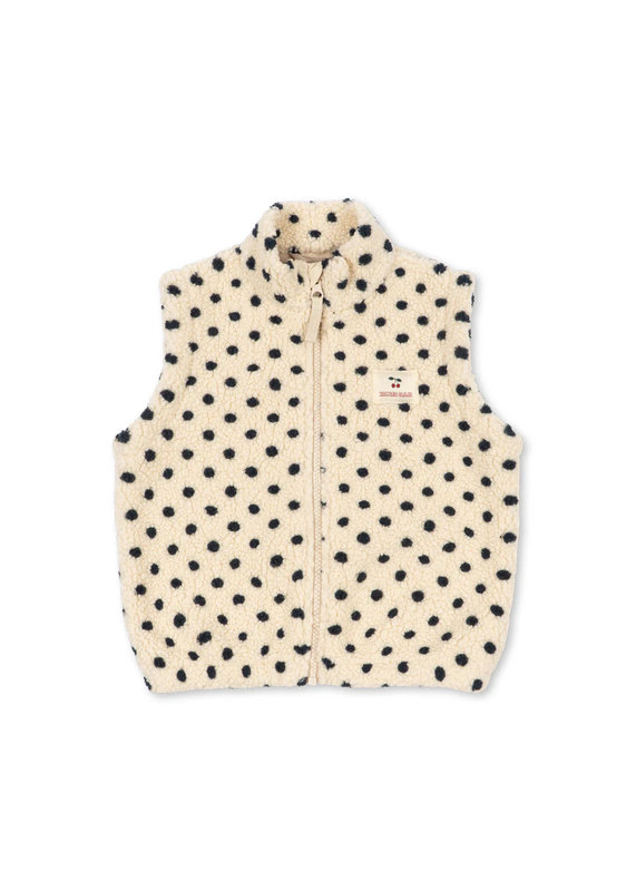 Veste sans manches Jody Teddy Grs Dot Lumiere Konges Slojd face