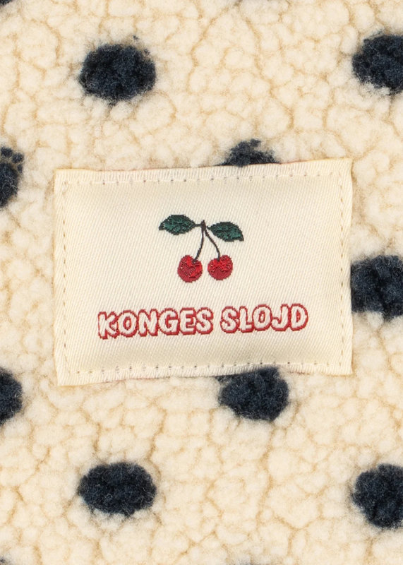 Veste sans manches Jody Teddy Grs Dot Lumiere Konges Slojd étiquette