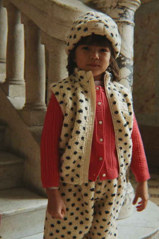 Veste sans manches Jody Teddy Grs Dot Lumiere Konges Slojd lifestyle 2