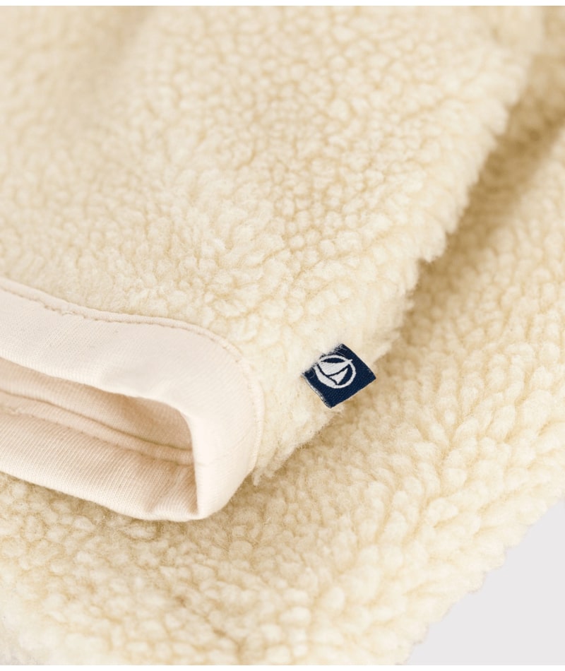 Veste en sherpa Avalanche Petit Bateau etiquette