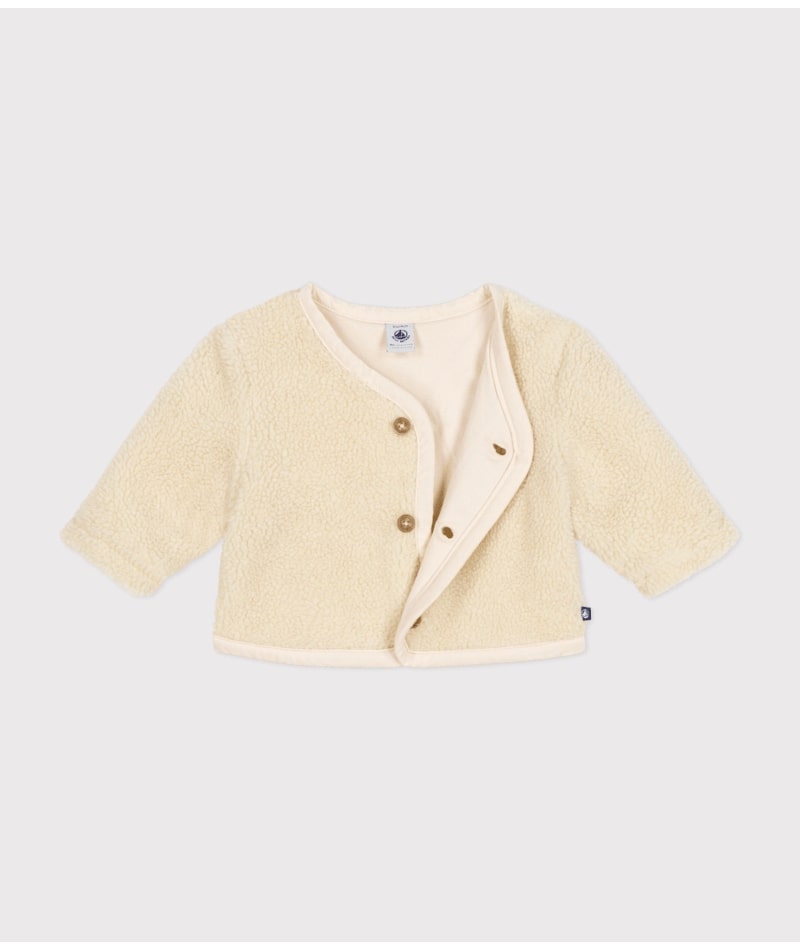 Veste en sherpa Avalanche Petit Bateau ouverture