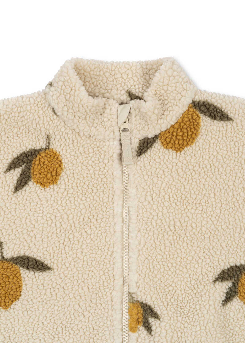 Veste Teddy Jody Grand Citron Konges Slojd fermeture
