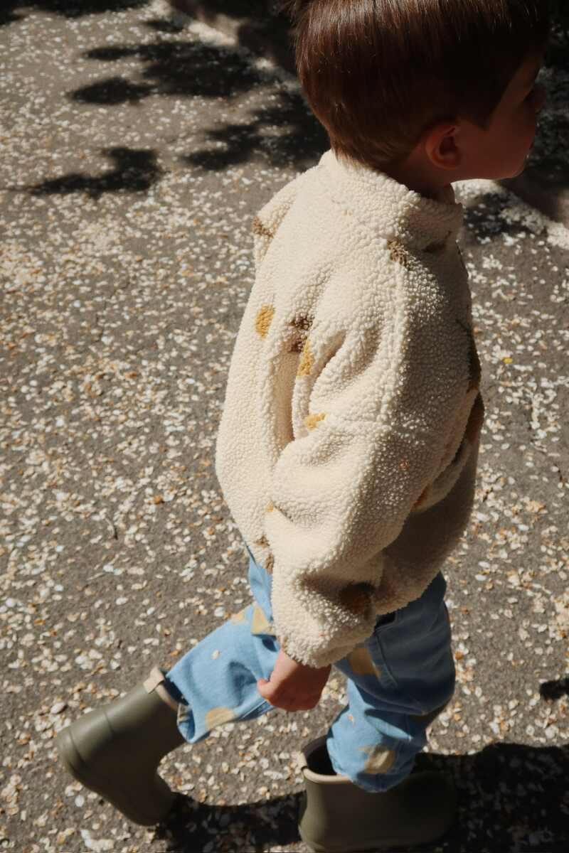 Veste Teddy Jody Grand Citron Konges Slojd lifestyle3