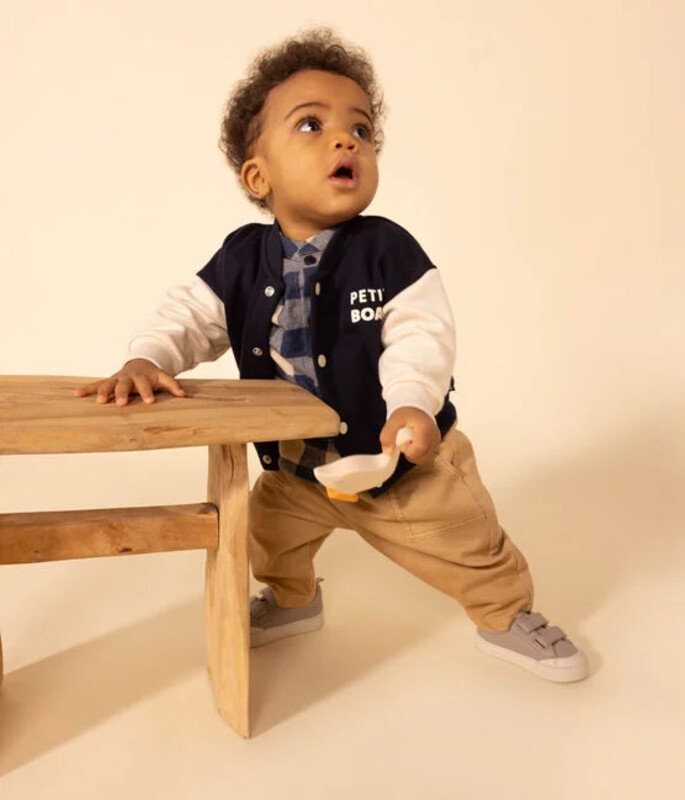 Veste teddy en molleton Petit Boat Petit Bateau ambiance