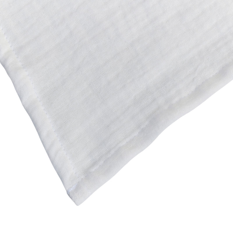 Voile d'allaitement Coton Blanc TINEO zoom angle