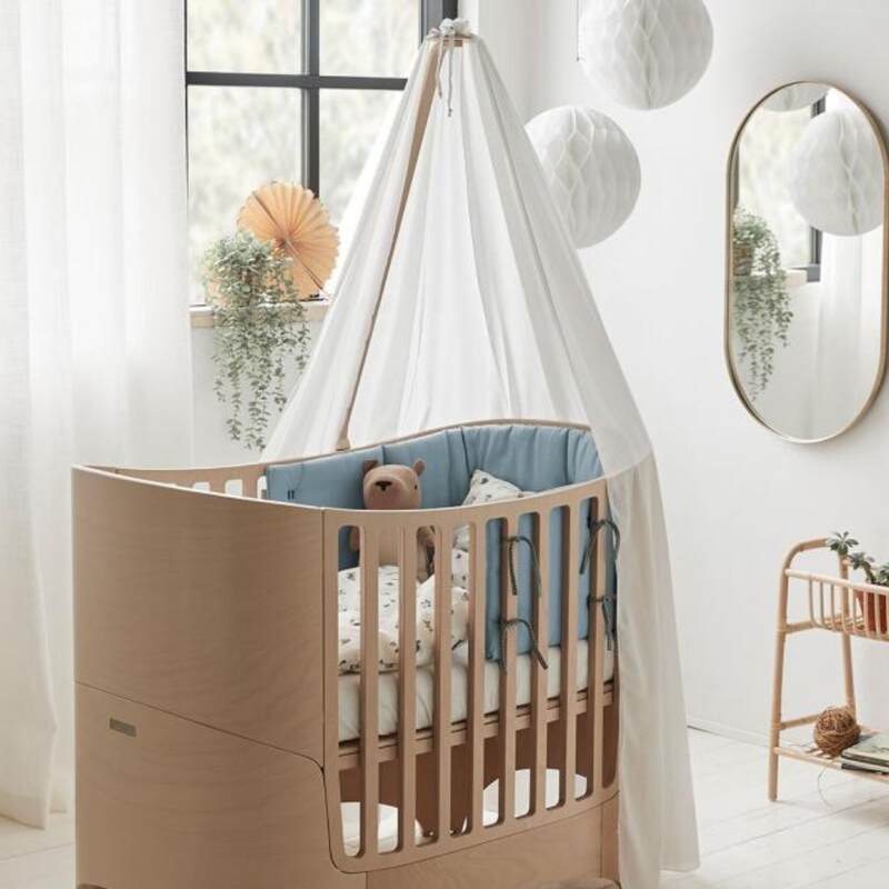 Voile de lit pour lit bébé évolutif Leander Classic Blanc Leander lifestyle