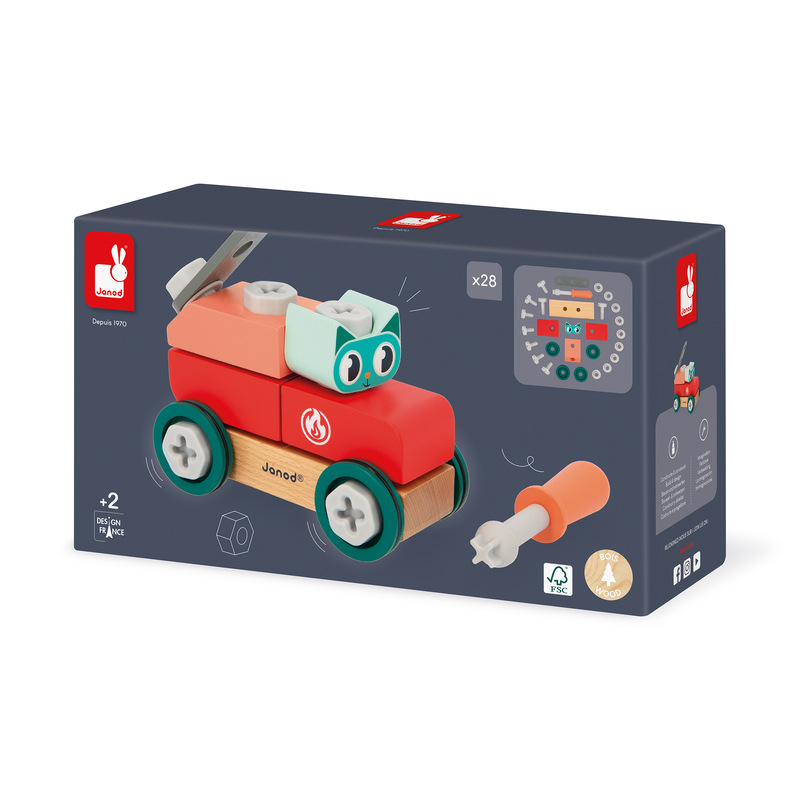Voiture à Bricoler Brico'Kids Chat JANOD boite