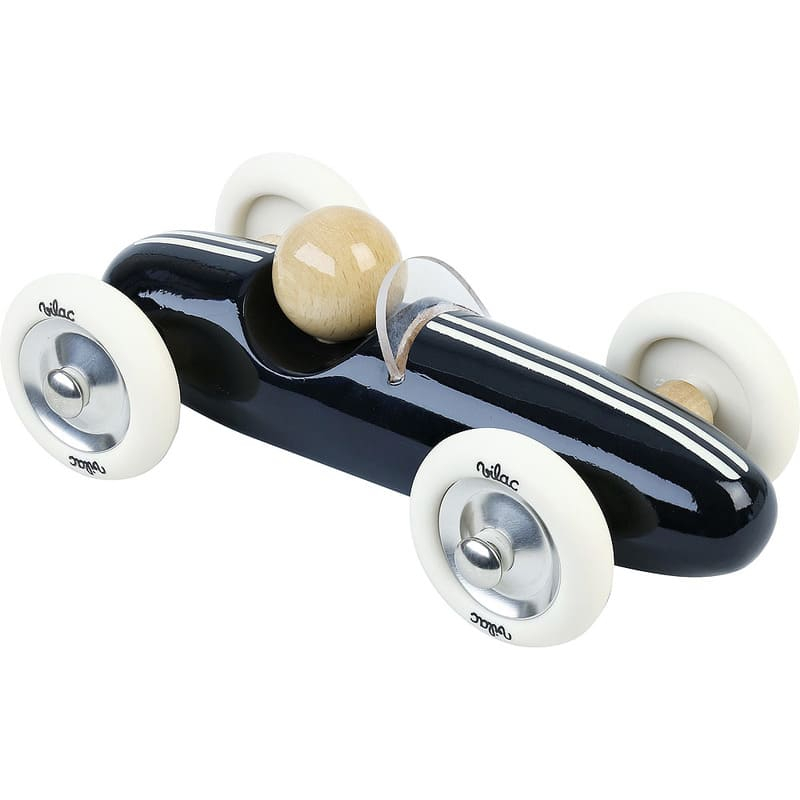 Voiture Grand Prix Vintage MM Noire Vilac Latéral