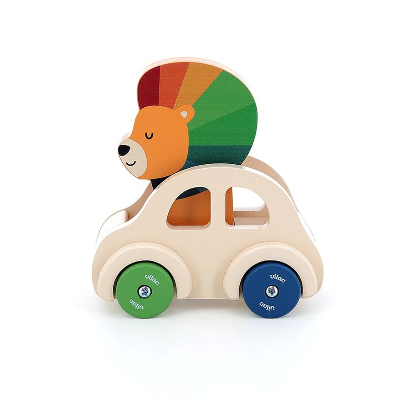Voiture pouet Lion - Andy Westface Vilac vue de côté