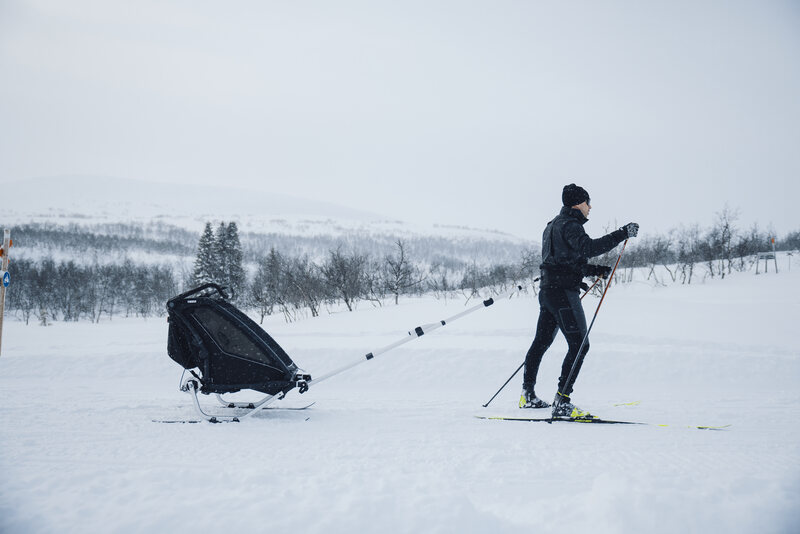 XC Ski Kit pour Chariot Thule lifestyle4