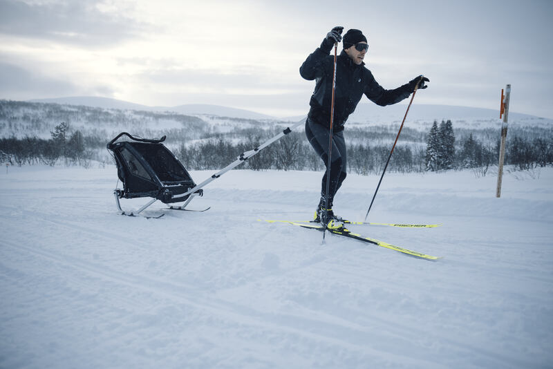 XC Ski Kit pour Chariot Thule lifestyle5