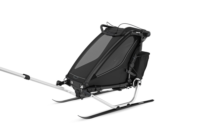 XC Ski Kit pour Chariot Thule simple black zoom