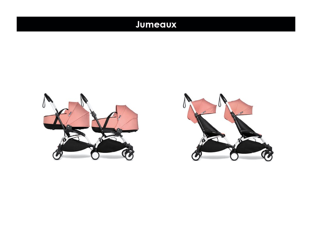 Yoyo connect pour poussette Yoyo Babyzen jumeaux