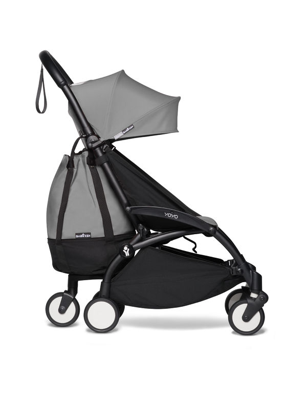 Sac à roulettes pour poussette Yoyo + Gris babyzen Profil
