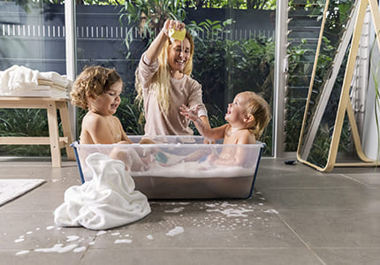 L'heure du bain en toute sérénité pour votre bébé et vous !