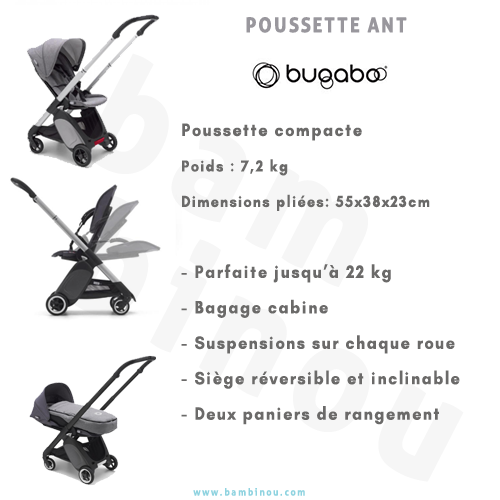 poussette dimensions